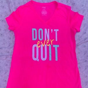 A perfect polyester gym top